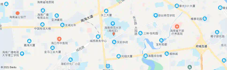 海口海南中学_公交站地图_海口公交_妙搜公交查询2025