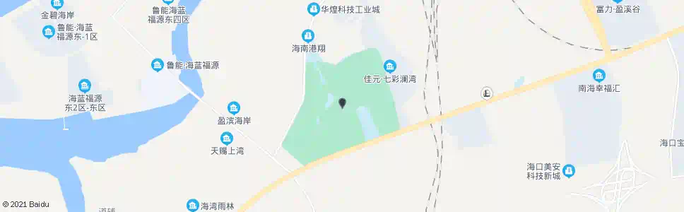 海口月亮湾高尔夫球场_公交站地图_海口公交_妙搜公交查询2025