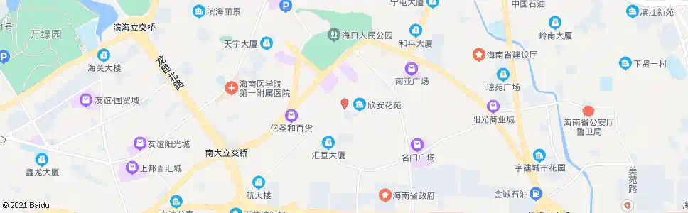海口南宝路_公交站地图_海口公交_妙搜公交查询2025
