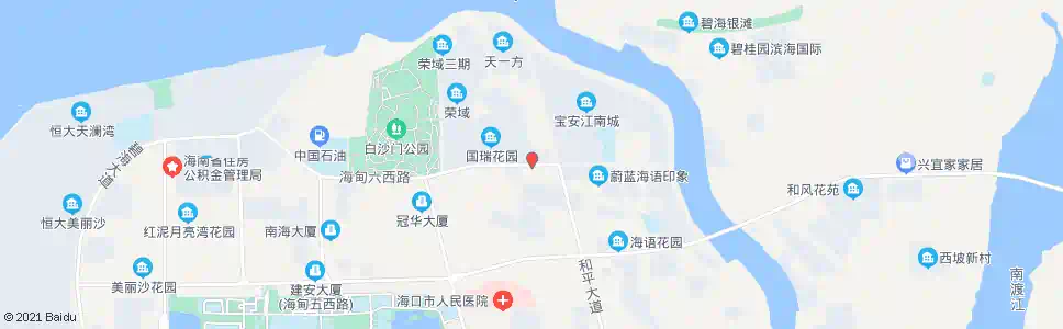 海口都市海岸_公交站地图_海口公交_妙搜公交查询2025