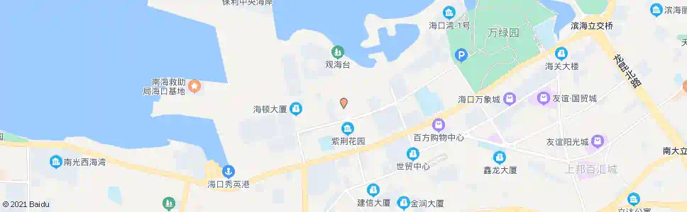 海口紫荆花园_公交站地图_海口公交_妙搜公交查询2025
