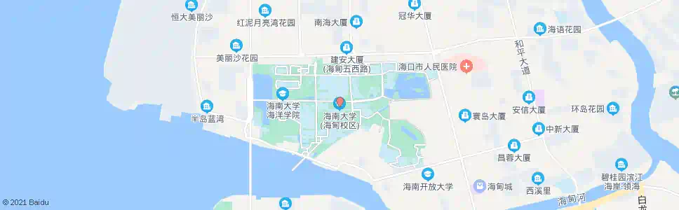 海口海南大学_公交站地图_海口公交_妙搜公交查询2025
