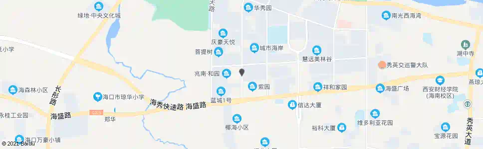 海口紫园_公交站地图_海口公交_妙搜公交查询2025