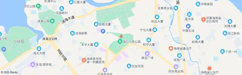海口新华南路_公交站地图_海口公交_妙搜公交查询2025