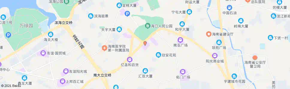 海口明珠广场_公交站地图_海口公交_妙搜公交查询2025