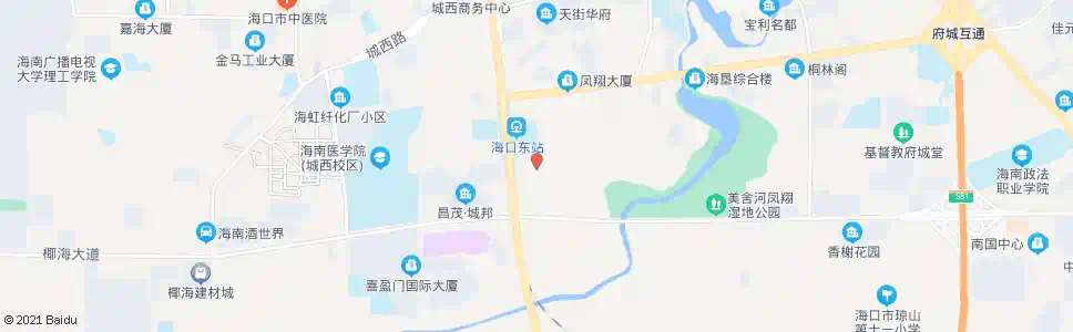 海口汽车南站_公交站地图_海口公交_妙搜公交查询2025