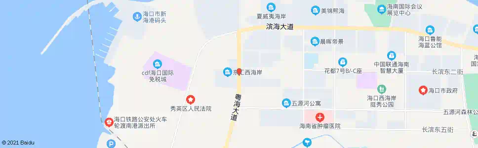 海口粤海大道路口_公交站地图_海口公交_妙搜公交查询2025