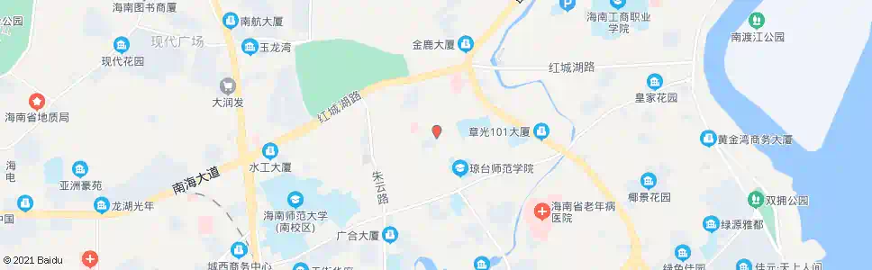 海口琼山旅社_公交站地图_海口公交_妙搜公交查询2025