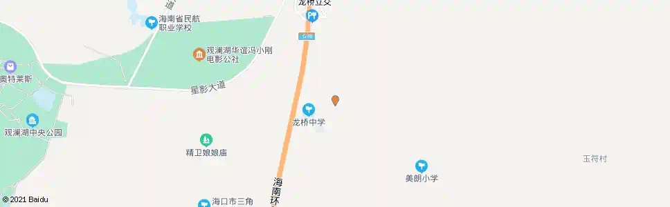 海口龙桥_公交站地图_海口公交_妙搜公交查询2025