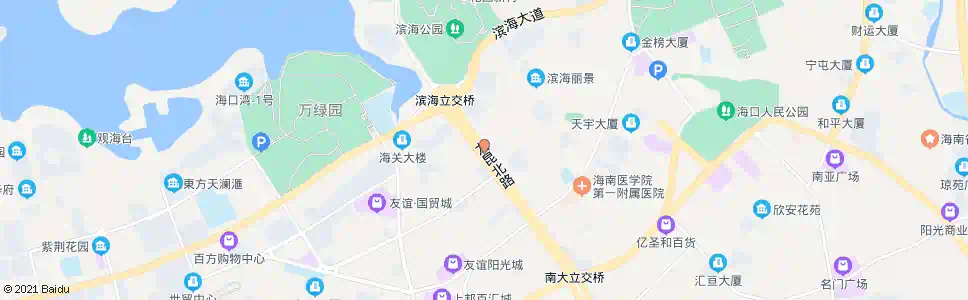 海口中航大厦_公交站地图_海口公交_妙搜公交查询2025