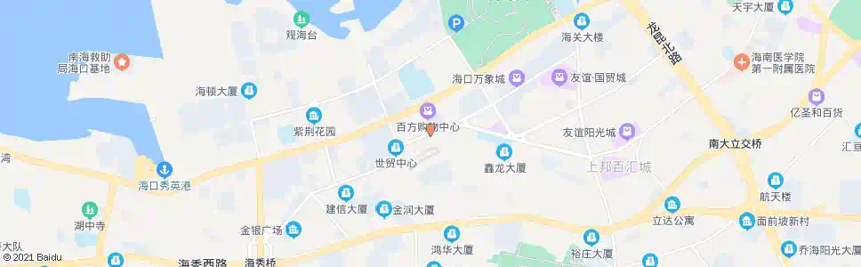 海口金贸中路_公交站地图_海口公交_妙搜公交查询2025