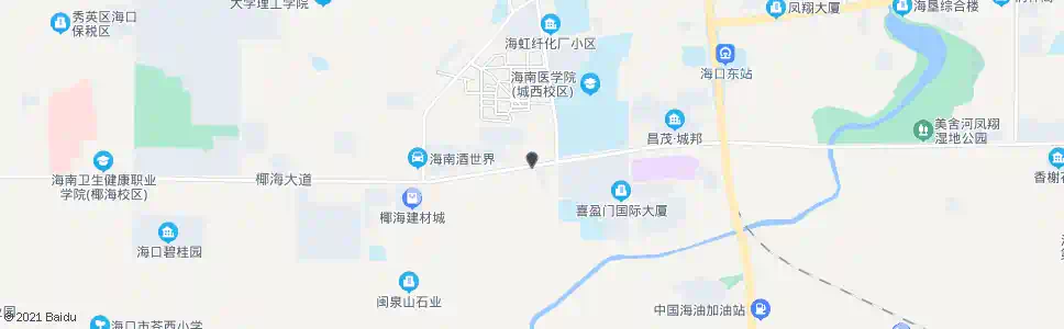 海口高坡村口_公交站地图_海口公交_妙搜公交查询2025