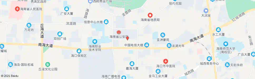 海口锦绣京江_公交站地图_海口公交_妙搜公交查询2025