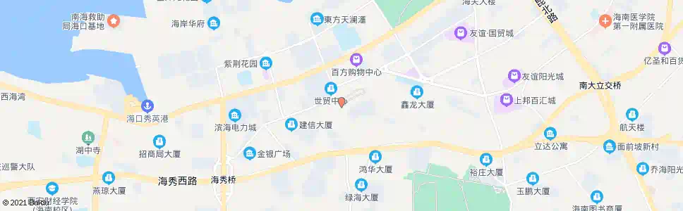 海口世贸南路_公交站地图_海口公交_妙搜公交查询2025