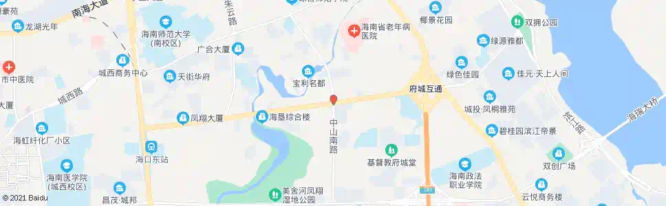 海口琼山供电公司_公交站地图_海口公交_妙搜公交查询2025