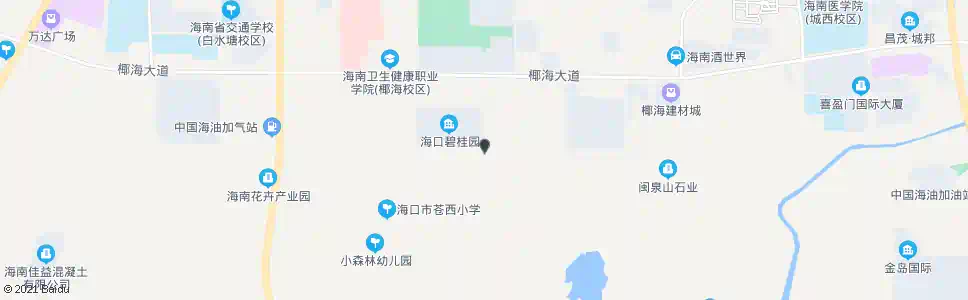 海口苍峰路_公交站地图_海口公交_妙搜公交查询2025