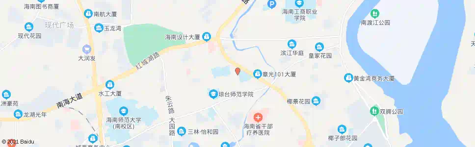 海口第二看守所_公交站地图_海口公交_妙搜公交查询2025