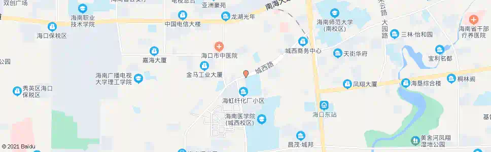 海口学院路口_公交站地图_海口公交_妙搜公交查询2025