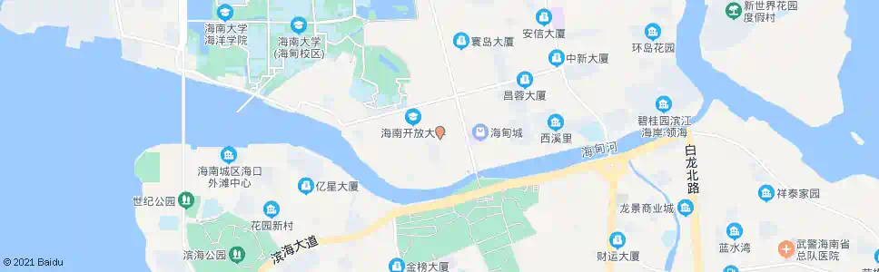 海口人民西里_公交站地图_海口公交_妙搜公交查询2025