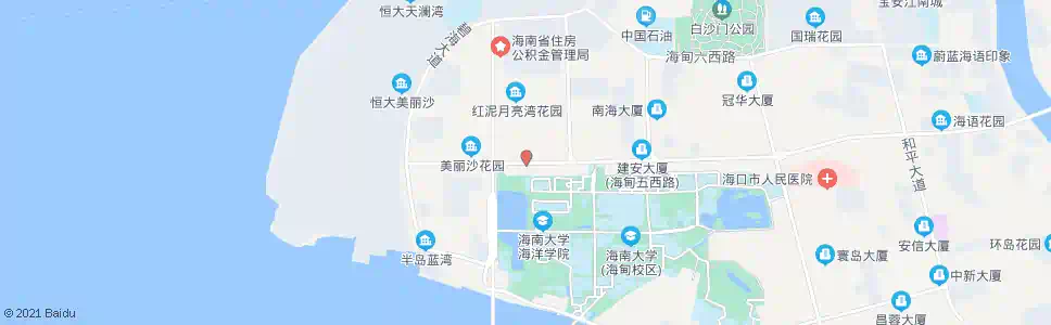 海口绿岛家园_公交站地图_海口公交_妙搜公交查询2025