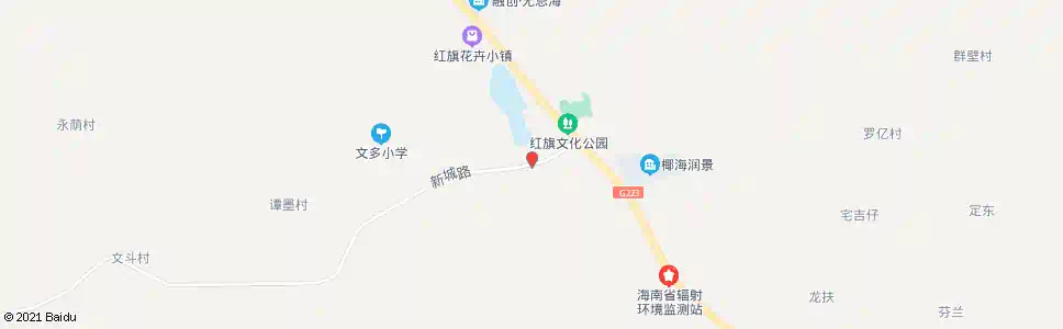 海口新城路_公交站地图_海口公交_妙搜公交查询2025