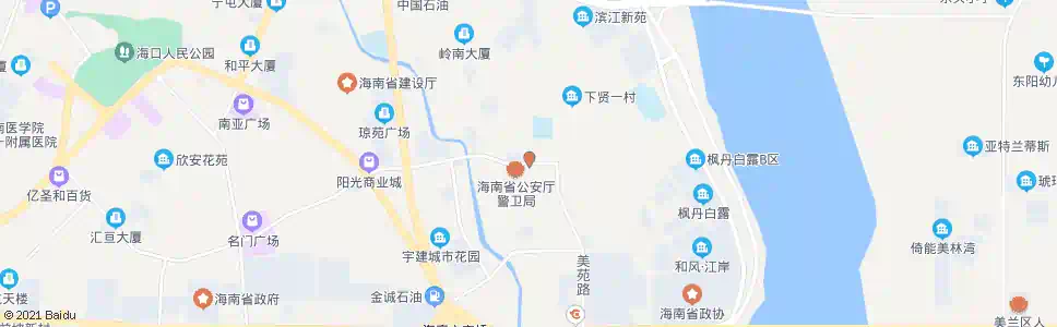 海口海府一横路口_公交站地图_海口公交_妙搜公交查询2025