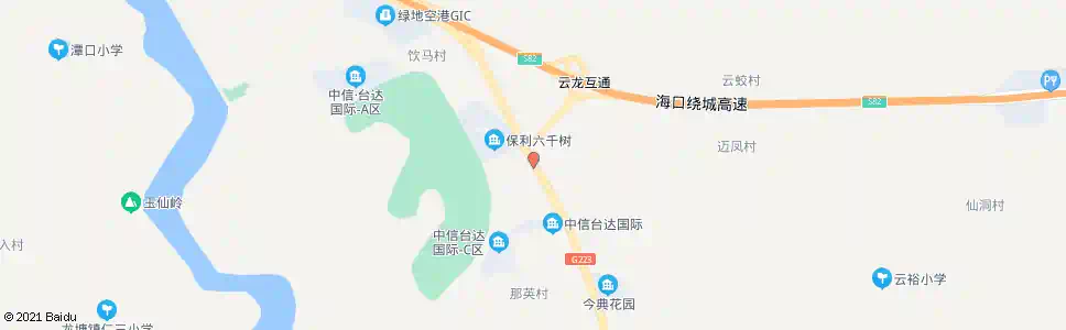 海口台达高尔夫球场_公交站地图_海口公交_妙搜公交查询2025