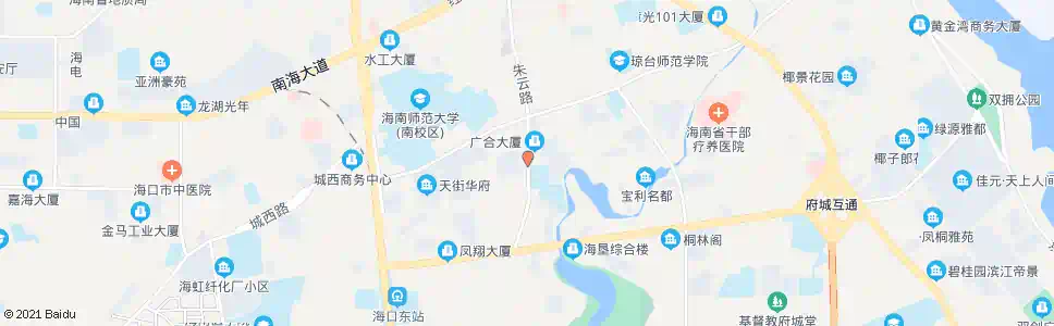 海口凤翔新村_公交站地图_海口公交_妙搜公交查询2025