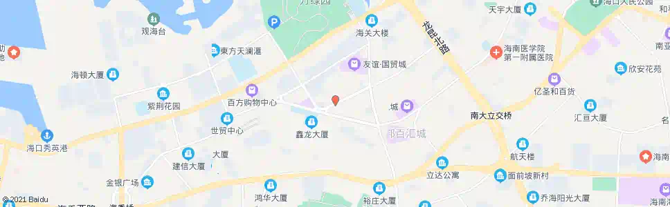 海口王府大厦_公交站地图_海口公交_妙搜公交查询2025