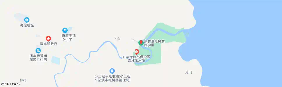 海口东寨港红树林_公交站地图_海口公交_妙搜公交查询2025