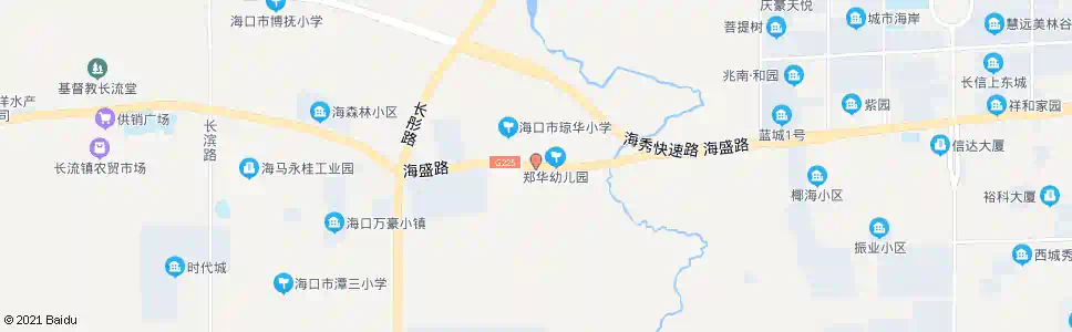 海口琼华村_公交站地图_海口公交_妙搜公交查询2025