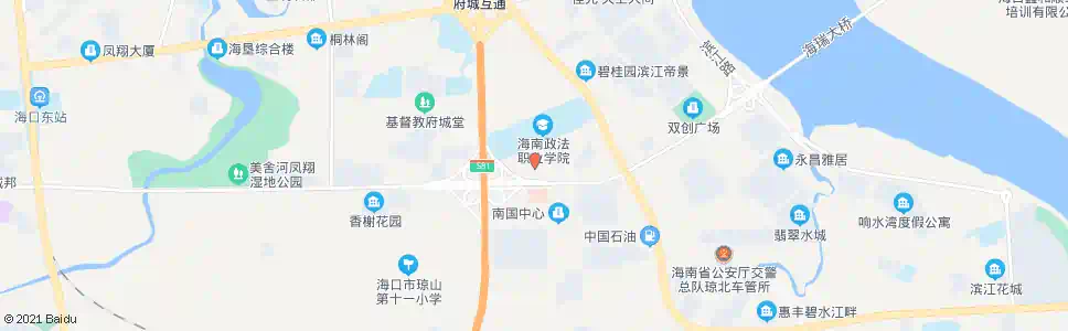 海口市疾控中心_公交站地图_海口公交_妙搜公交查询2025