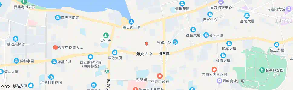 海口锦湖花苑_公交站地图_海口公交_妙搜公交查询2025