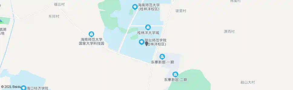 海口琼台高等师范专科学校_公交站地图_海口公交_妙搜公交查询2025