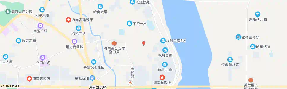 海口民安小区_公交站地图_海口公交_妙搜公交查询2025