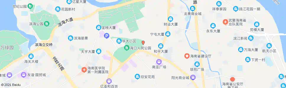 海口博爱南路口_公交站地图_海口公交_妙搜公交查询2025
