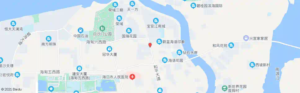 海口国森花园_公交站地图_海口公交_妙搜公交查询2025