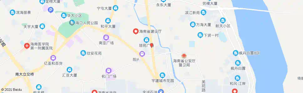 海口省干部培训中心_公交站地图_海口公交_妙搜公交查询2025