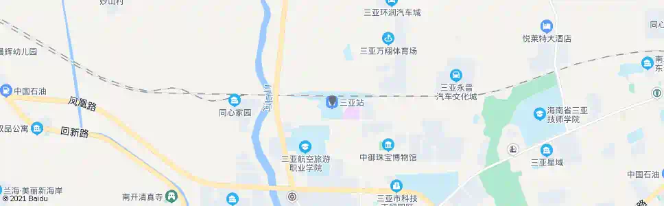 三亚三罗村(南行)_公交站地图_三亚公交_妙搜公交查询2025