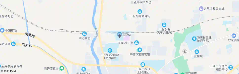 三亚省劳教所(南行)_公交站地图_三亚公交_妙搜公交查询2025