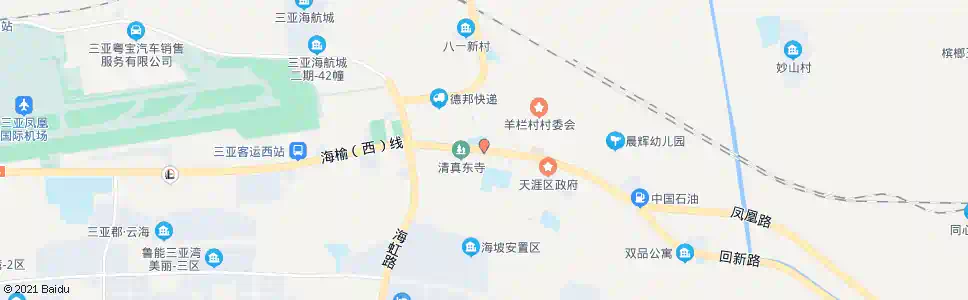 三亚回辉小学_公交站地图_三亚公交_妙搜公交查询2025