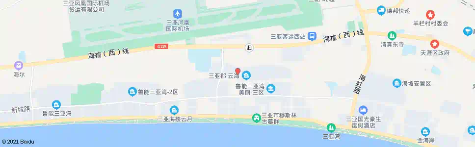 三亚卓达大厦_公交站地图_三亚公交_妙搜公交查询2025