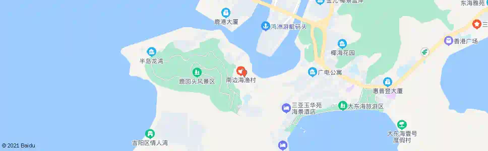 三亚南边海社区_公交站地图_三亚公交_妙搜公交查询2025