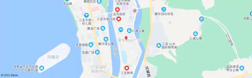三亚商品街一巷_公交站地图_三亚公交_妙搜公交查询2025
