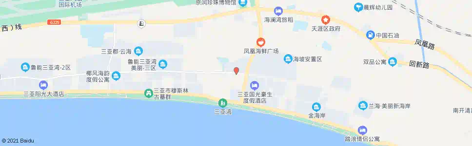 三亚新城美丽MALL_公交站地图_三亚公交_妙搜公交查询2025