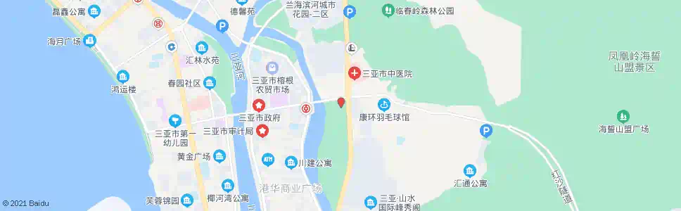 三亚市图书馆_公交站地图_三亚公交_妙搜公交查询2025