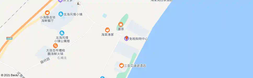 三亚海棠湾免税购物中心_公交站地图_三亚公交_妙搜公交查询2025
