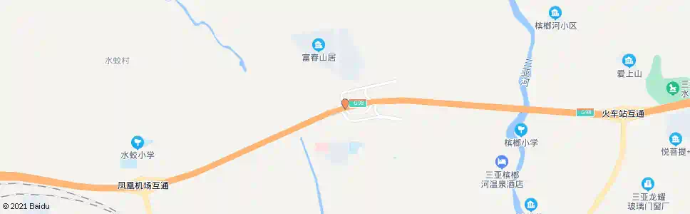 三亚琼州学院绕城高速段_公交站地图_三亚公交_妙搜公交查询2025