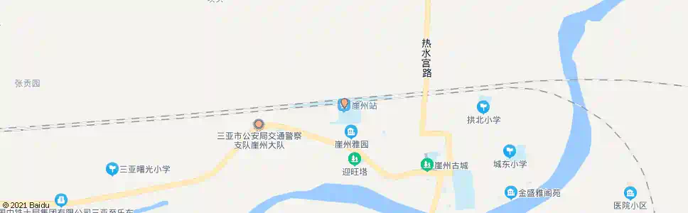 三亚崖州火车站_公交站地图_三亚公交_妙搜公交查询2025