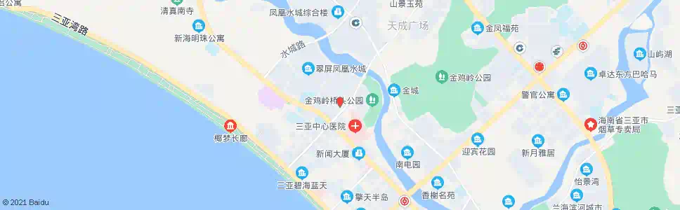 三亚青田水厂_公交站地图_三亚公交_妙搜公交查询2025